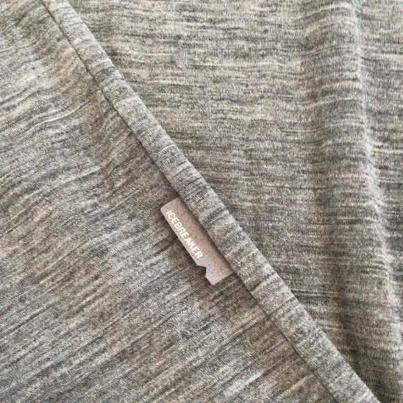 Ice Breaker Casual Merino Wool Polo Shirt w/Pocket Men's Medium - Grey - Picture 1 of 4